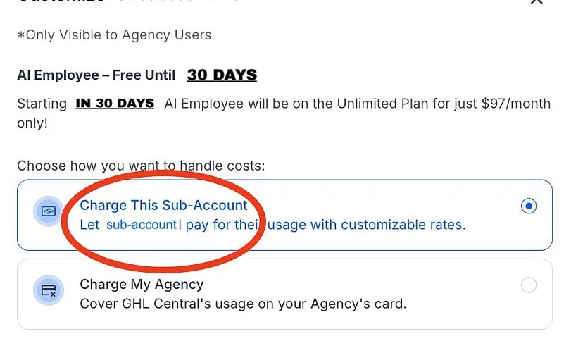 AI Employee Plan Selection